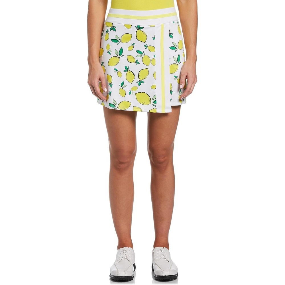 NEW PGA Tour M. Lemon Print Golf Skort Stretch‎ Athletic Tennis Golf Pickleball